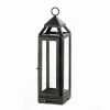 Brand new ❤️ 12.75" Black Tall Slate Lantern by Zingz & Thingz 🌟 -Zingz and Thingz Shop D297329S 1