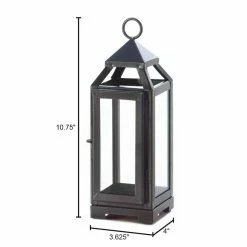 Wholesale π― 10.75" Black Small Slate Lantern by Zingz & Thingz π 9 Wholesale π― 10.75" Black Small Slate Lantern by Zingz & Thingz π -Zingz and Thingz Shop D297340S 3