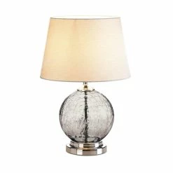 Top 10 ⭐ 19.25" Gray Cracked Glass Table Lamp by Zingz & Thingz 🥰 -Zingz and Thingz Shop D297344S 3