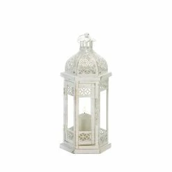 Best deal π₯° 13.75" White Antique-Style Floral Lantern by Zingz & Thingz π 7 Best deal π₯° 13.75" White Antique-Style Floral Lantern by Zingz & Thingz π -Zingz and Thingz Shop D297353S 3