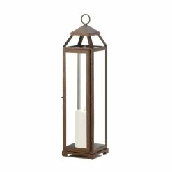 New π 22" Iron & Glass Copper Lantern by Zingz & Thingz π 7 New π 22" Iron & Glass Copper Lantern by Zingz & Thingz π -Zingz and Thingz Shop D297375S 3