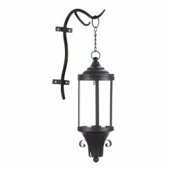 Coupon 🌟 21" Black Metal Hanging Lantern by Zingz & Thingz 😀