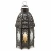 Best reviews of 🧨 12" Black Lattice Moroccan Style Candle Lantern by Zingz & Thingz 👍 -Zingz and Thingz Shop D297454S 1