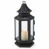 Buy ✨ 8" Black Metal Stagecoach Lantern by Zingz & Thingz 🎁 -Zingz and Thingz Shop D297459S 1