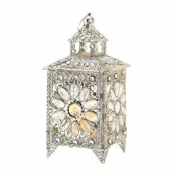 Outlet 🌟 13.5" Crown Jewels Candle Lantern by Zingz & Thingz ⌛