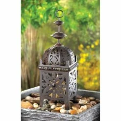 Buy 𧨠11.5" Bronze Metal Moroccan Candle Lantern by Zingz & Thingz π 7 Buy 𧨠11.5" Bronze Metal Moroccan Candle Lantern by Zingz & Thingz π -Zingz and Thingz Shop D297519S 3