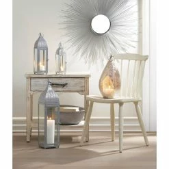 Coupon ✔️ 11.5" Silver Ornate Candle Lantern by Zingz & Thingz 🌟 -Zingz and Thingz Shop D297520S 3