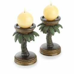 Budget π 5" Coconut Tree Candleholder Set by Zingz & Thingz π―