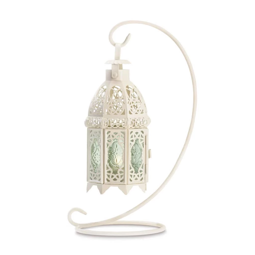 Best Pirce π 13" White Ornate Candle Lantern with Stand by Zingz & Thingz π€© 3 Best Pirce π 13" White Ornate Candle Lantern with Stand by Zingz & Thingz π€©
