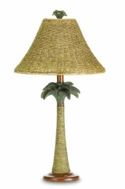 Budget ⭐ 25.5" Palm Tree Rattan Lamp by Zingz & Thingz 😍
