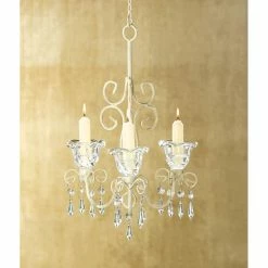 Buy 🧨 24.75" Shabby Elegance Scrollwork Candle Chandelier by Zingz & Thingz ❤️ -Zingz and Thingz Shop D297543S 3