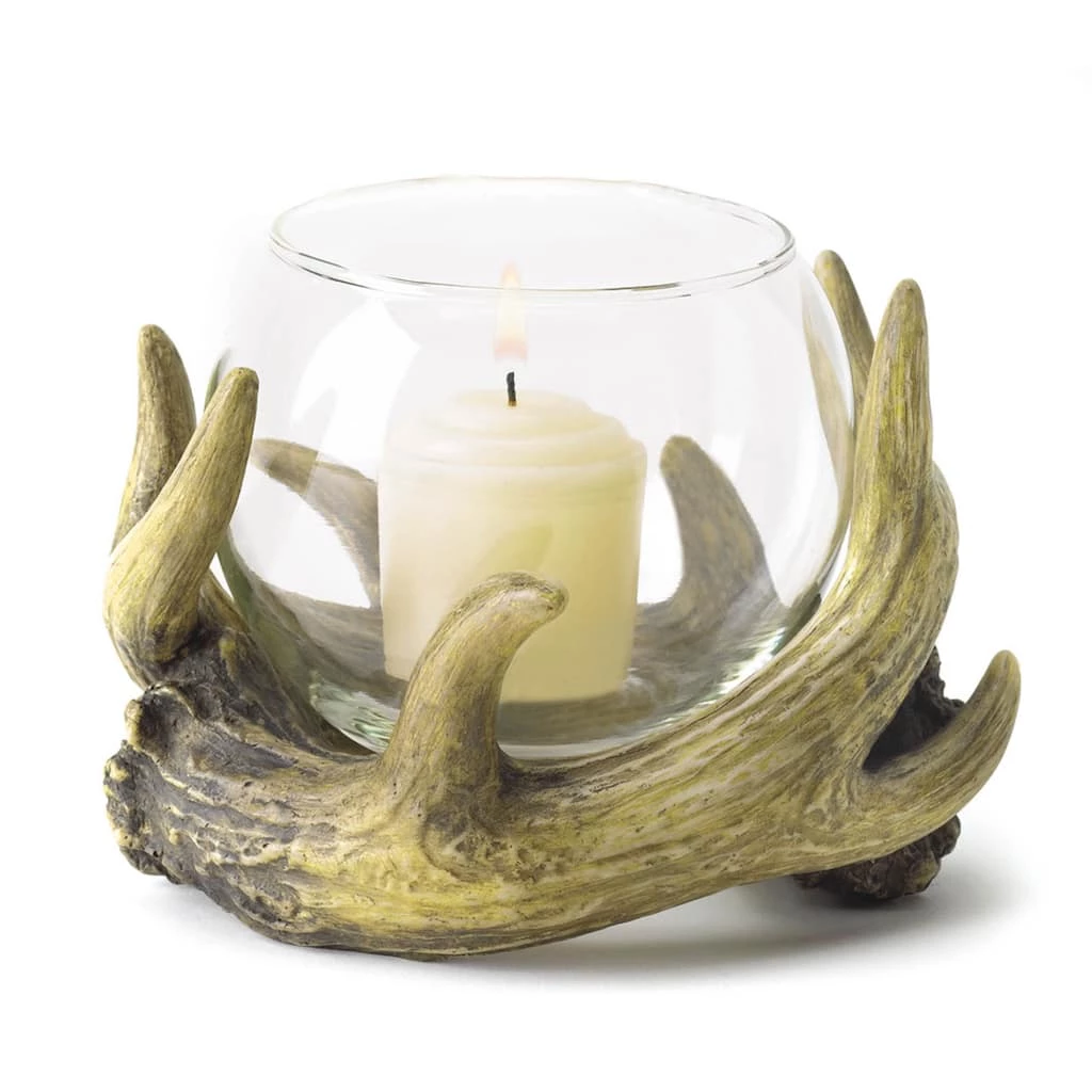 Wholesale π 4" Rustic Antler Candleholder by Zingz & Thingz π― 3 Wholesale π 4" Rustic Antler Candleholder by Zingz & Thingz π―