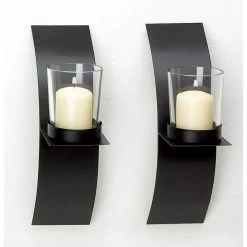 Hot Sale 😍 8" Mod-Art Candle Wall Sconce, 2ct. by Zingz & Thingz ❤️ -Zingz and Thingz Shop D297559S 1