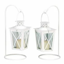 Buy π 9" White Railroad Candle Lanterns by Zingz & Thingz π§¨
