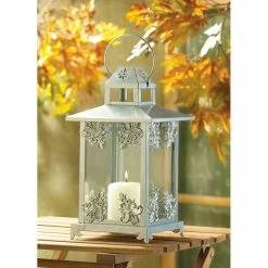 Promo โค๏ธ 13" Silver Scrollwork Candle Lantern by Zingz & Thingz ๐ 7 Promo โค๏ธ 13" Silver Scrollwork Candle Lantern by Zingz & Thingz ๐ -Zingz and Thingz Shop D297568S 3