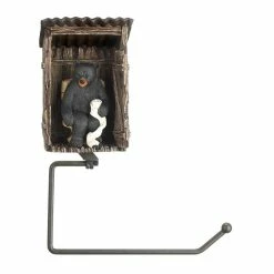 Best deal ⭐ 9.5" Bear Outhouse Toilet Paper Holder by Zingz & Thingz 🌟