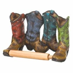 Cheapest ⭐ 8.5" Cowboy 🥾 Boots Toilet Paper Holder by Zingz & Thingz 💯