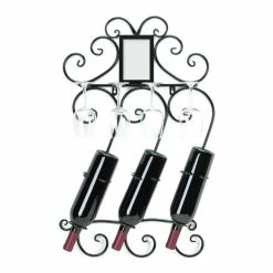 Coupon 💯 2.5ft. Scrollwork Wall Wine Rack by Zingz & Thingz 🛒 -Zingz and Thingz Shop D298591S 4