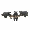 Discount 👏 18.5" Black Bear Trio Hooks Wall Plaque by Zingz & Thingz 💯 -Zingz and Thingz Shop D298593S 1