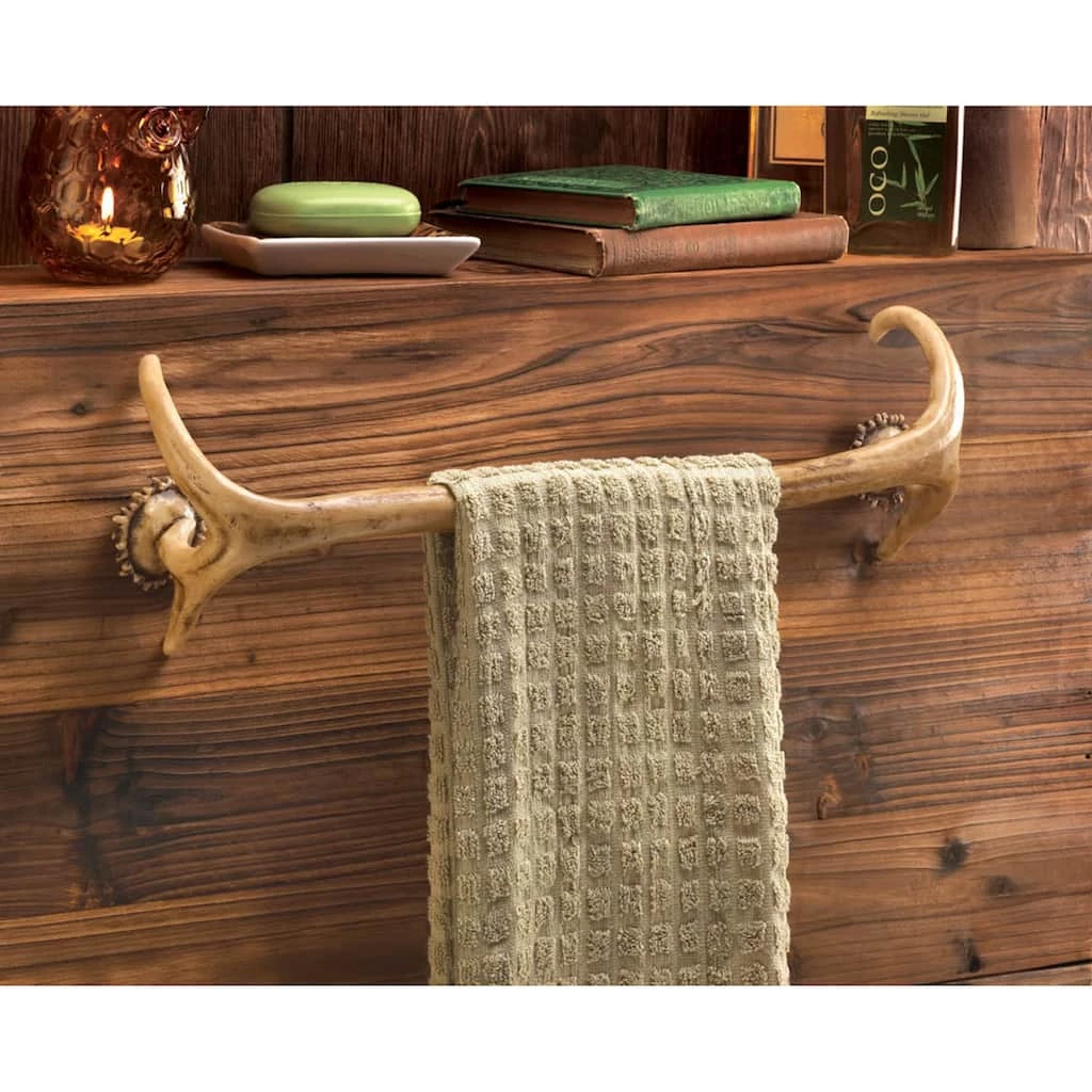 Buy 𧨠19.5" Rustic Antler Towel Rack by Zingz & Thingz π₯° 4 Buy 𧨠19.5" Rustic Antler Towel Rack by Zingz & Thingz π₯° - Image 2