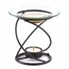 Discount 👍 4.5" Modern Spiral Metal & Glass Candle Oil Warmer by Zingz & Thingz ⭐ -Zingz and Thingz Shop D298670S 1
