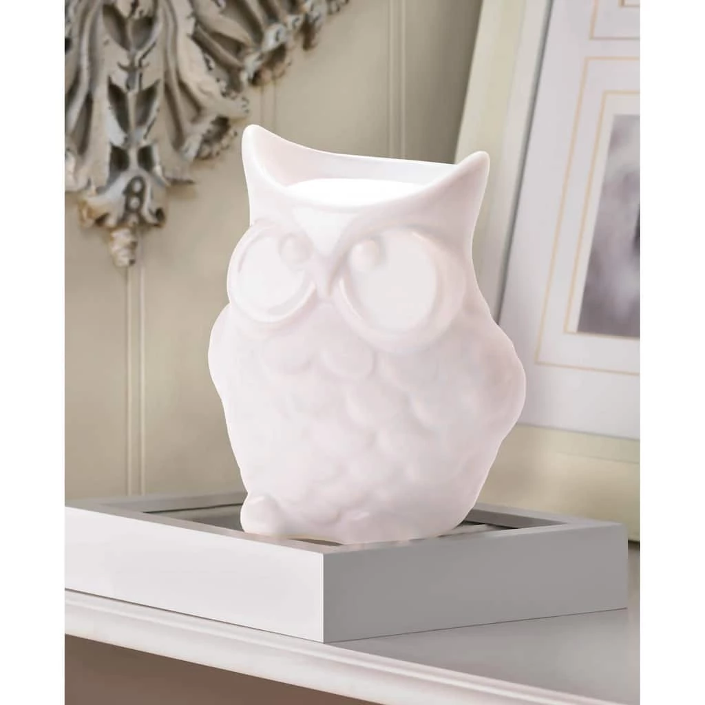 Best Sale π 4" Porcelain Friendly Owl Candle Oil Warmer by Zingz & Thingz π 5 Best Sale π 4" Porcelain Friendly Owl Candle Oil Warmer by Zingz & Thingz π - Image 3
