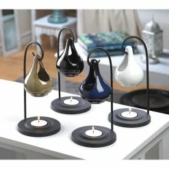 Brand new 🧨 8" Earth Tone Porcelain Tear Drop Candle Oil Warmer by Zingz & Thingz 🛒 -Zingz and Thingz Shop D298684S 3
