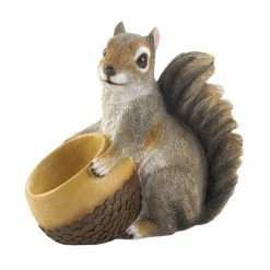 Wholesale 😀 8" Squirrel & Acorn Bird Feeder by Zingz & Thingz 😍