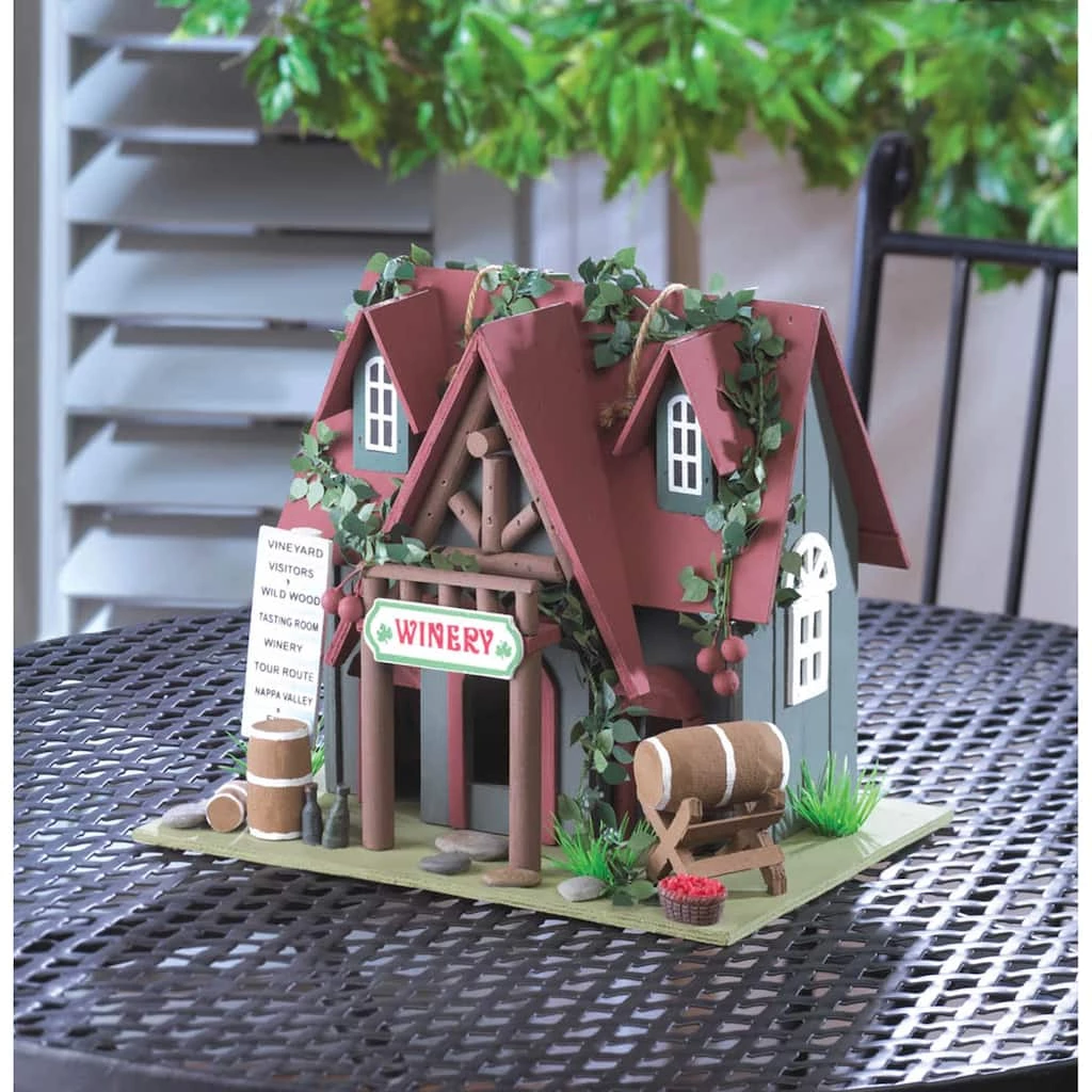 Top 10 π 8" Cottage Winery Birdhouse by Zingz & Thingz π€© 6 Top 10 π 8" Cottage Winery Birdhouse by Zingz & Thingz π€© - Image 4