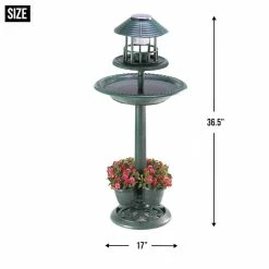 Brand new 💯 36.5" Verdigris LED Garden Centerpiece by Zingz & Thingz 🌟 -Zingz and Thingz Shop D298702S 4