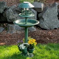 Brand new 💯 36.5" Verdigris LED Garden Centerpiece by Zingz & Thingz 🌟 -Zingz and Thingz Shop D298702S 6