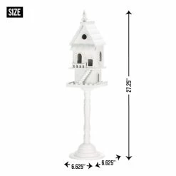 Flash Sale 🔥 27'' Two Story Pedestal Birdhouse by Zingz & Thingz 😀 -Zingz and Thingz Shop D298717S 3
