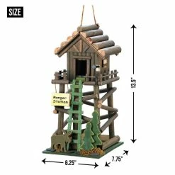 Outlet ⌛ 13.5'' Ranger Station Birdhouse by Zingz & Thingz 🛒 -Zingz and Thingz Shop D298729S 5