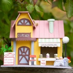 Wholesale ✔️ 8'' Cute Cupcake Bakery Birdhouse by Zingz & Thingz ✨ -Zingz and Thingz Shop D298736S 4
