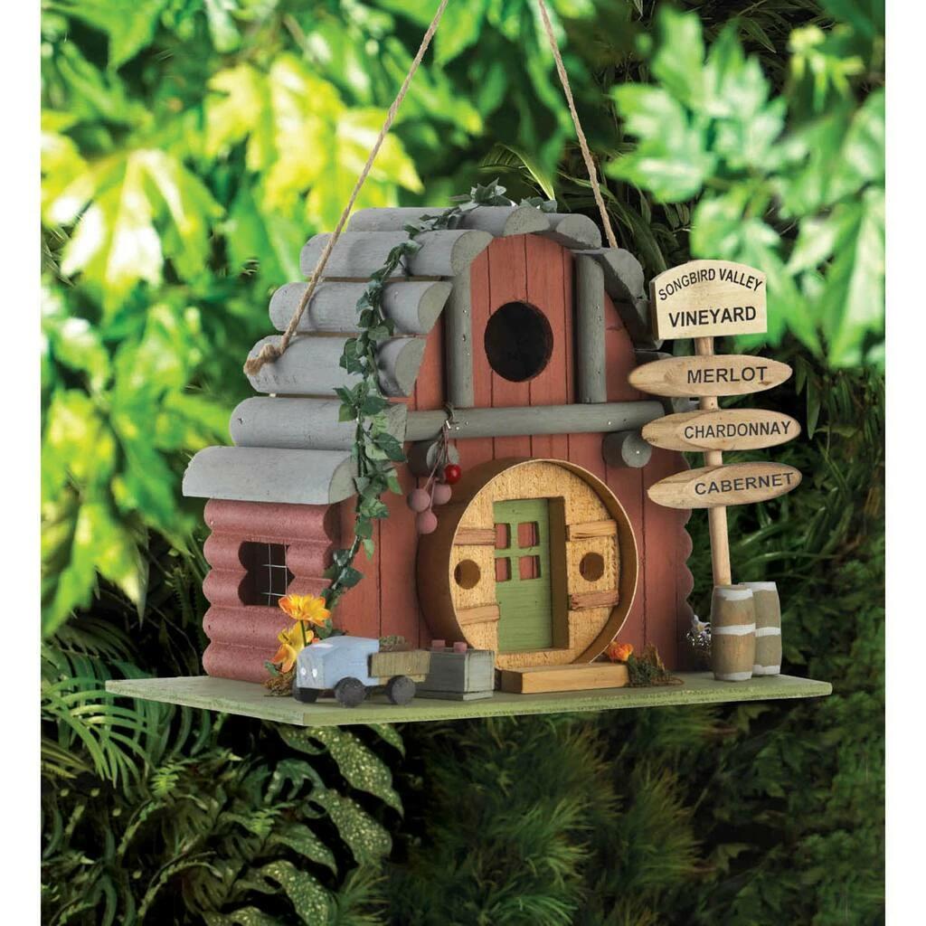 New π 8.5'' Vineyard Vintage Winery Birdhouse by Zingz & Thingz π 4 New π 8.5'' Vineyard Vintage Winery Birdhouse by Zingz & Thingz π - Image 2