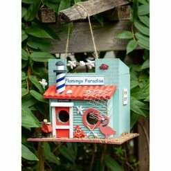 Best Pirce π 8.5'' Flamingo Paradise Birdhouse by Zingz & Thingz π 11 Best Pirce π 8.5'' Flamingo Paradise Birdhouse by Zingz & Thingz π -Zingz and Thingz Shop D298748S 5