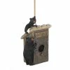 Promo 🎉 8.5'' Black Bear Outhouse Birdhouse by Zingz & Thingz ✔️ -Zingz and Thingz Shop D298749S 1