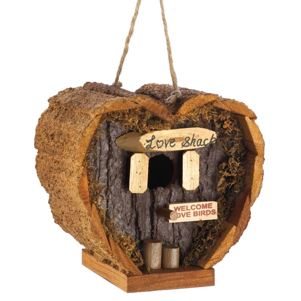 Hot Sale π 5'' Cozy Love Shack Birdhouse by Zingz & Thingz π 3 Hot Sale π 5'' Cozy Love Shack Birdhouse by Zingz & Thingz π