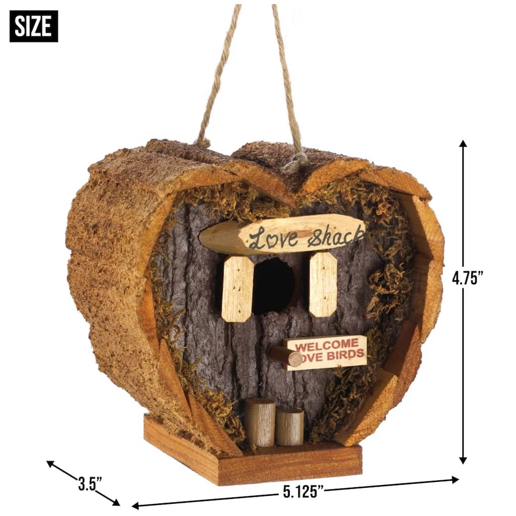 Hot Sale π 5'' Cozy Love Shack Birdhouse by Zingz & Thingz π 6 Hot Sale π 5'' Cozy Love Shack Birdhouse by Zingz & Thingz π - Image 4