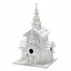 Promo 😍 12.75" Little White Chapel Birdhouse by Zingz & Thingz 🛒 -Zingz and Thingz Shop D298759S 1