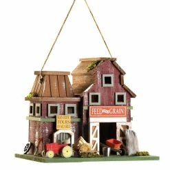 Deals 🥰 10.25" Rustic Farmstead Birdhouse by Zingz & Thingz 😉