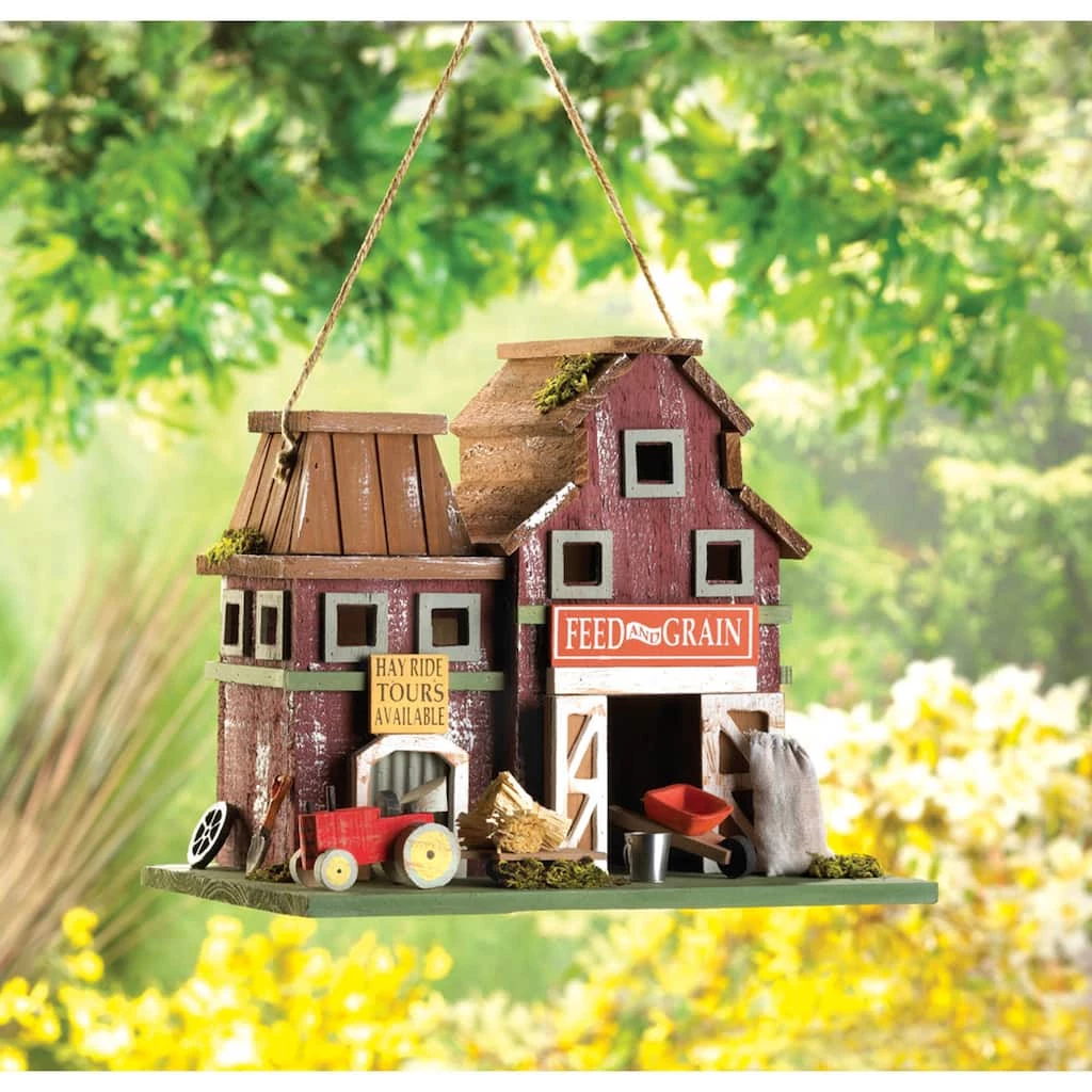 Deals π₯° 10.25" Rustic Farmstead Birdhouse by Zingz & Thingz π 4 Deals π₯° 10.25" Rustic Farmstead Birdhouse by Zingz & Thingz π - Image 2