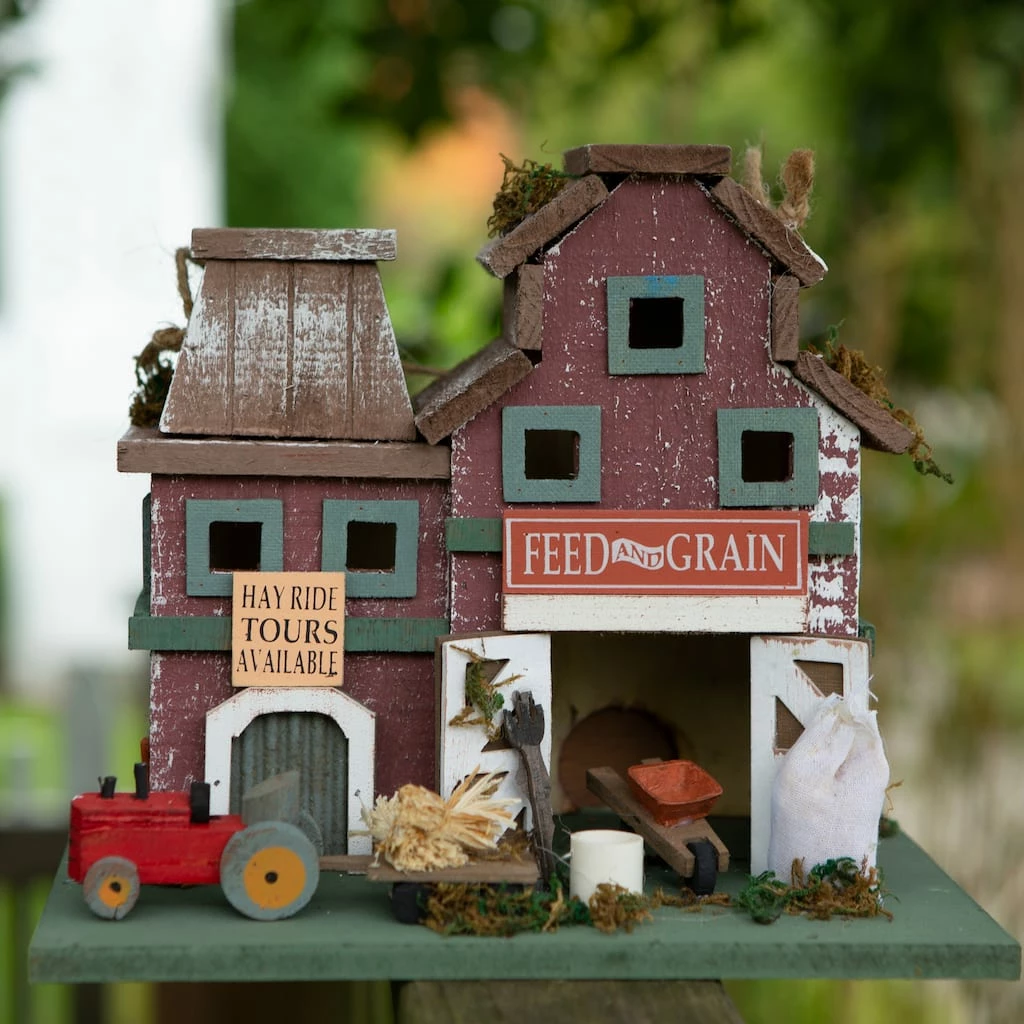 Deals π₯° 10.25" Rustic Farmstead Birdhouse by Zingz & Thingz π 9 Deals π₯° 10.25" Rustic Farmstead Birdhouse by Zingz & Thingz π - Image 7