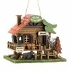 Deals 😀 10.25" Rustic Woodland Cabin Birdhouse by Zingz & Thingz 🥰 -Zingz and Thingz Shop D298765S 1