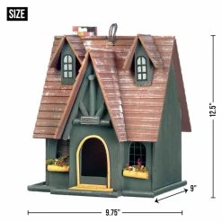 Coupon 🥰 12.5" Magical Storybook Cottage Birdhouse by Zingz & Thingz 👏 -Zingz and Thingz Shop D298771S 3