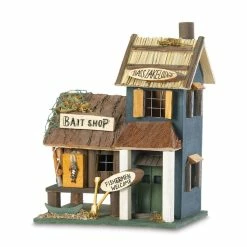 Cheap ⭐ 10.25" Bass Lake Lodge Birdhouse by Zingz & Thingz 🔔