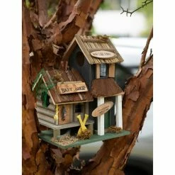 Cheap ⭐ 10.25" Bass Lake Lodge Birdhouse by Zingz & Thingz 🔔 -Zingz and Thingz Shop D298775S 6
