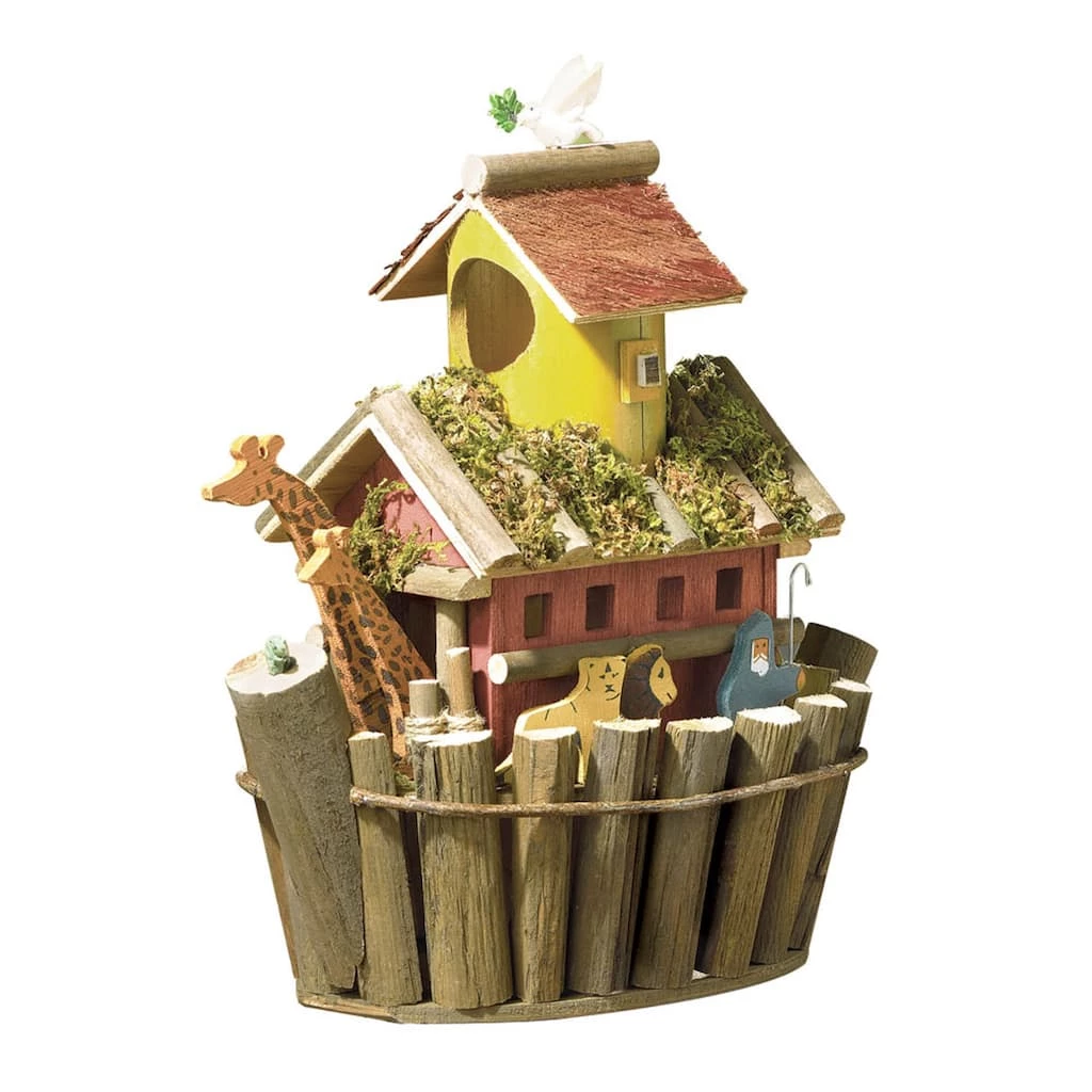 New π 12.5" Noah's Ark Birdhouse by Zingz & Thingz π 3 New π 12.5" Noah's Ark Birdhouse by Zingz & Thingz π