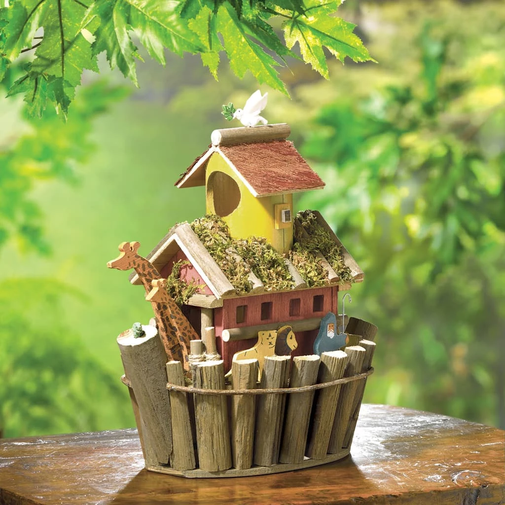 New π 12.5" Noah's Ark Birdhouse by Zingz & Thingz π 4 New π 12.5" Noah's Ark Birdhouse by Zingz & Thingz π - Image 2