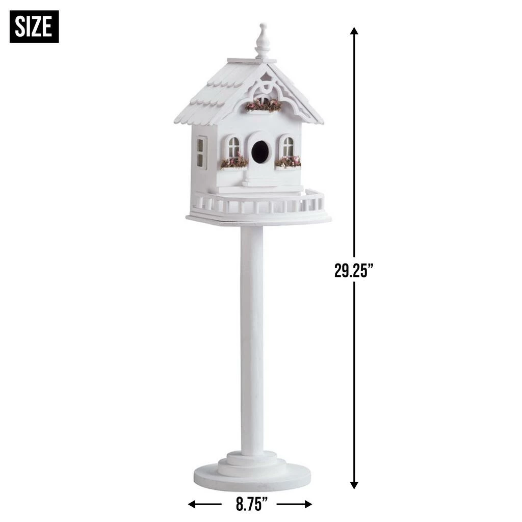 Discount π 29.25" Freestanding Elegant Victorian Birdhouse by Zingz & Thingz π 8 Discount π 29.25" Freestanding Elegant Victorian Birdhouse by Zingz & Thingz π - Image 6